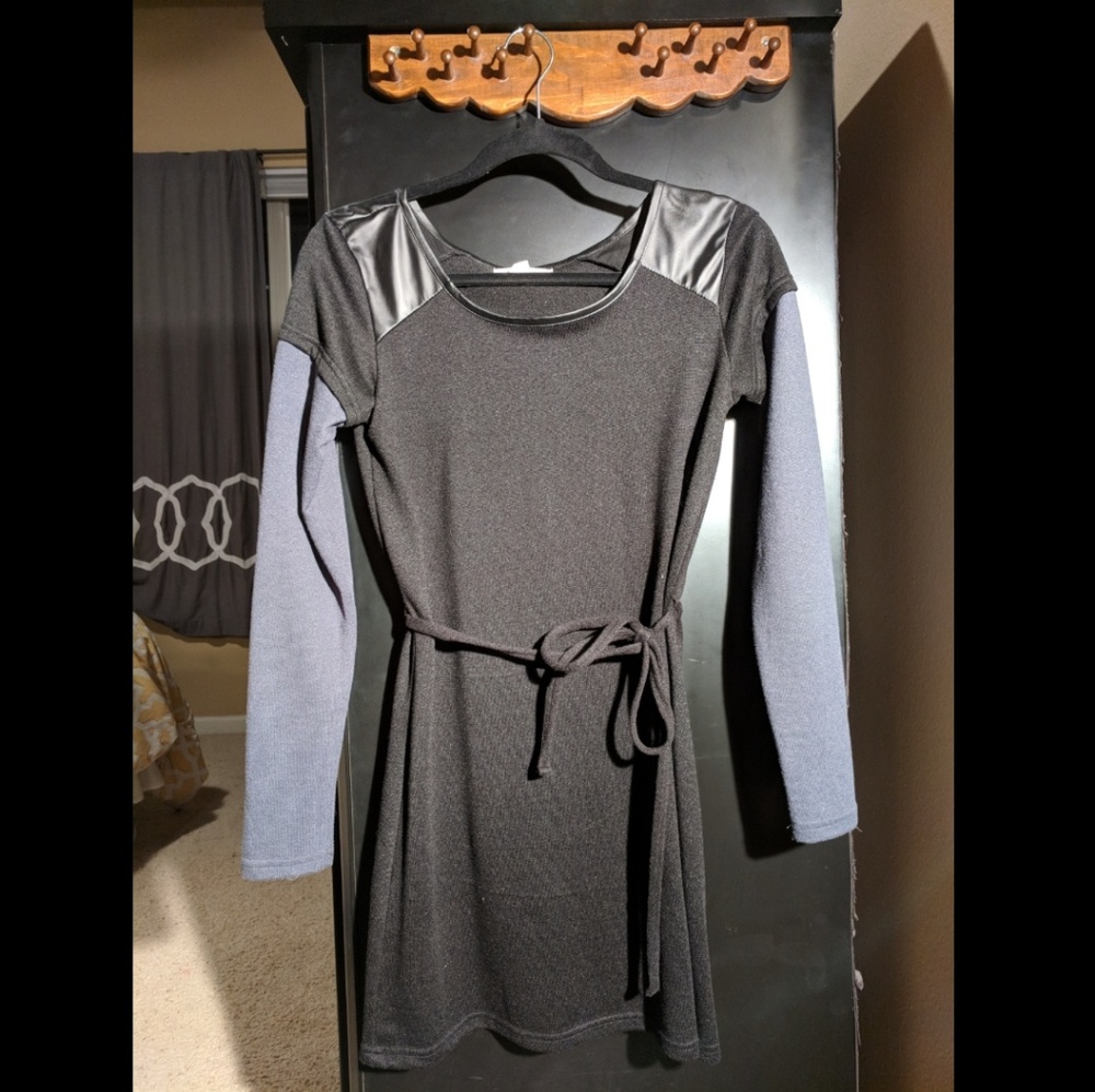 Long-Sleeve Tunic with Belt